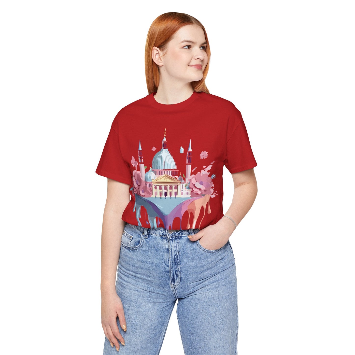 Venice Tourist Shirt Unisex Graphic Tee With Vintage Inspired Adelpha Artwork For Everyday Wear