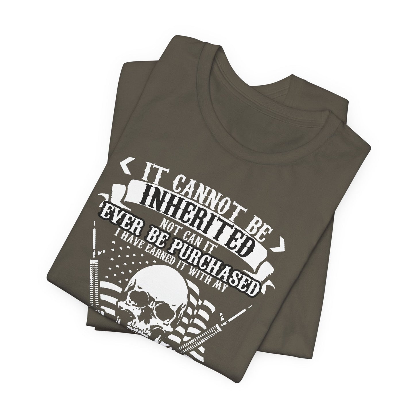 Army Veteran Patriotic Graphic Design Unisex Cotton T-Shirt v54