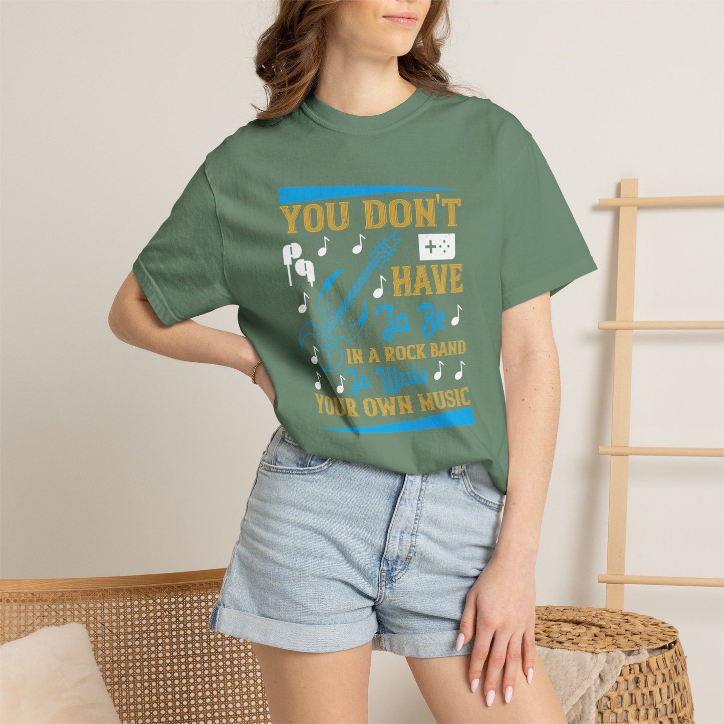 Music Graphic Design Unisex Cotton T-shirt u1