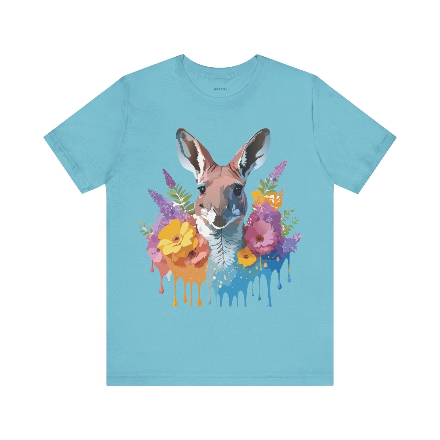 Kangaroo Graphic Unisex 100 Cotton Vintage Animal Artwork Tee 8
