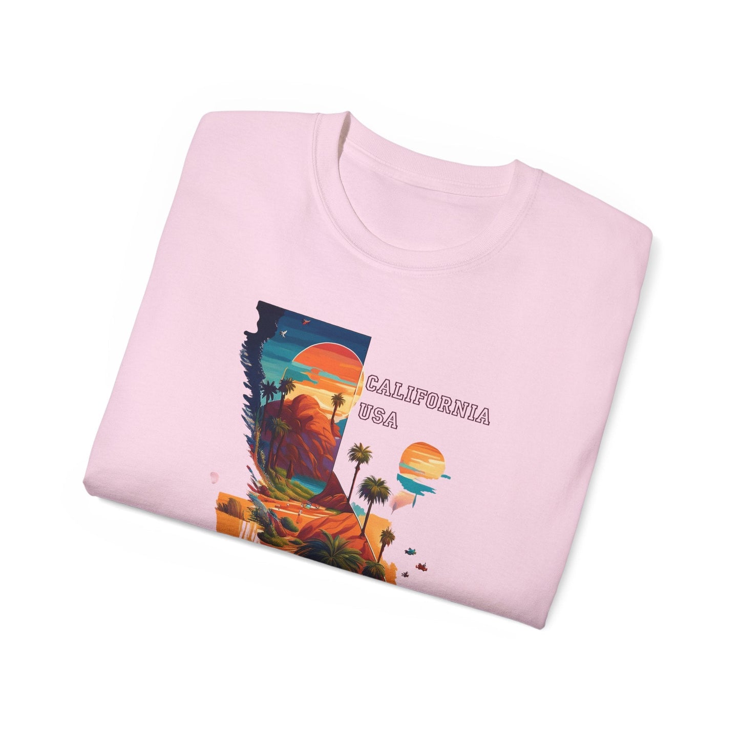 California Graphic Unisex Cotton T‑Shirt 2