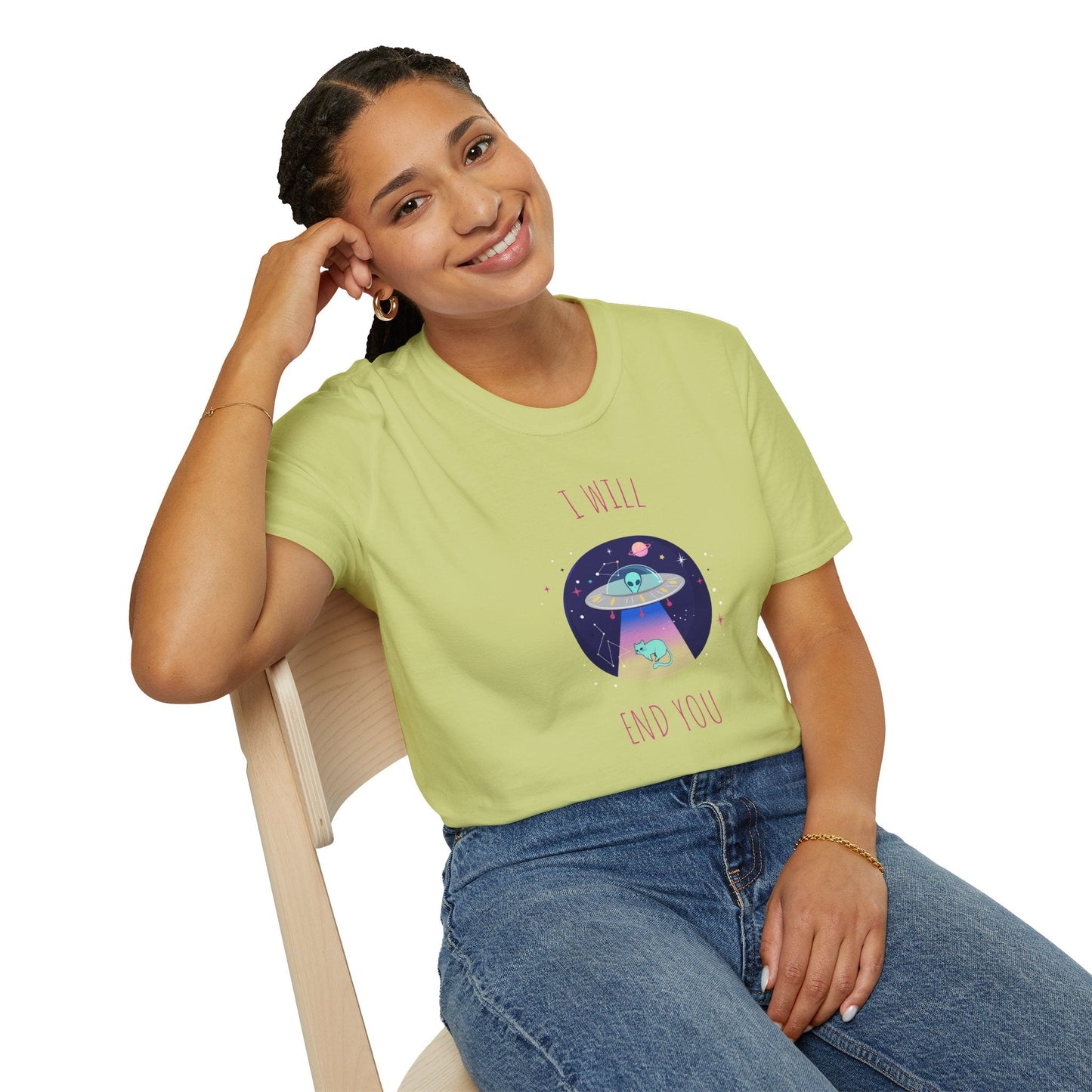 Funny T Shirts UFO Tees Funny Aliens Shirt