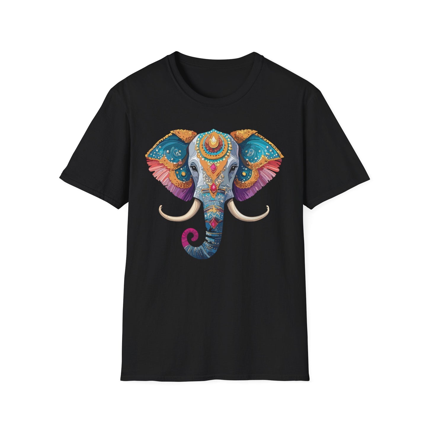 Elephant Shirt Unisex Elephant Tee Softstyle Cotton Gildan 64000 Animal Tee Graphic Elephant Tee