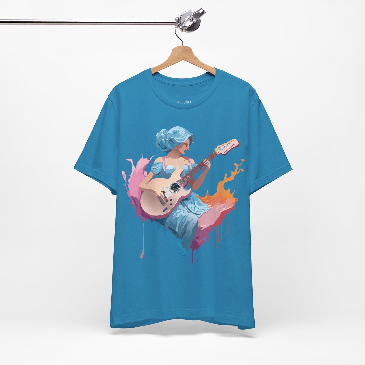 Adelpha Unisex Graphic Tee With Vintage Inspired Art Design Short Sleeve Premium Everyday Wear