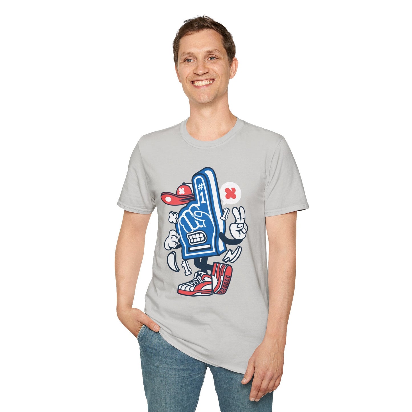 Cartoon T Shirt Animation Tee Unisex Funny Tee Gildan Softstyle 64000 100 Percent Ring Spun Cotton