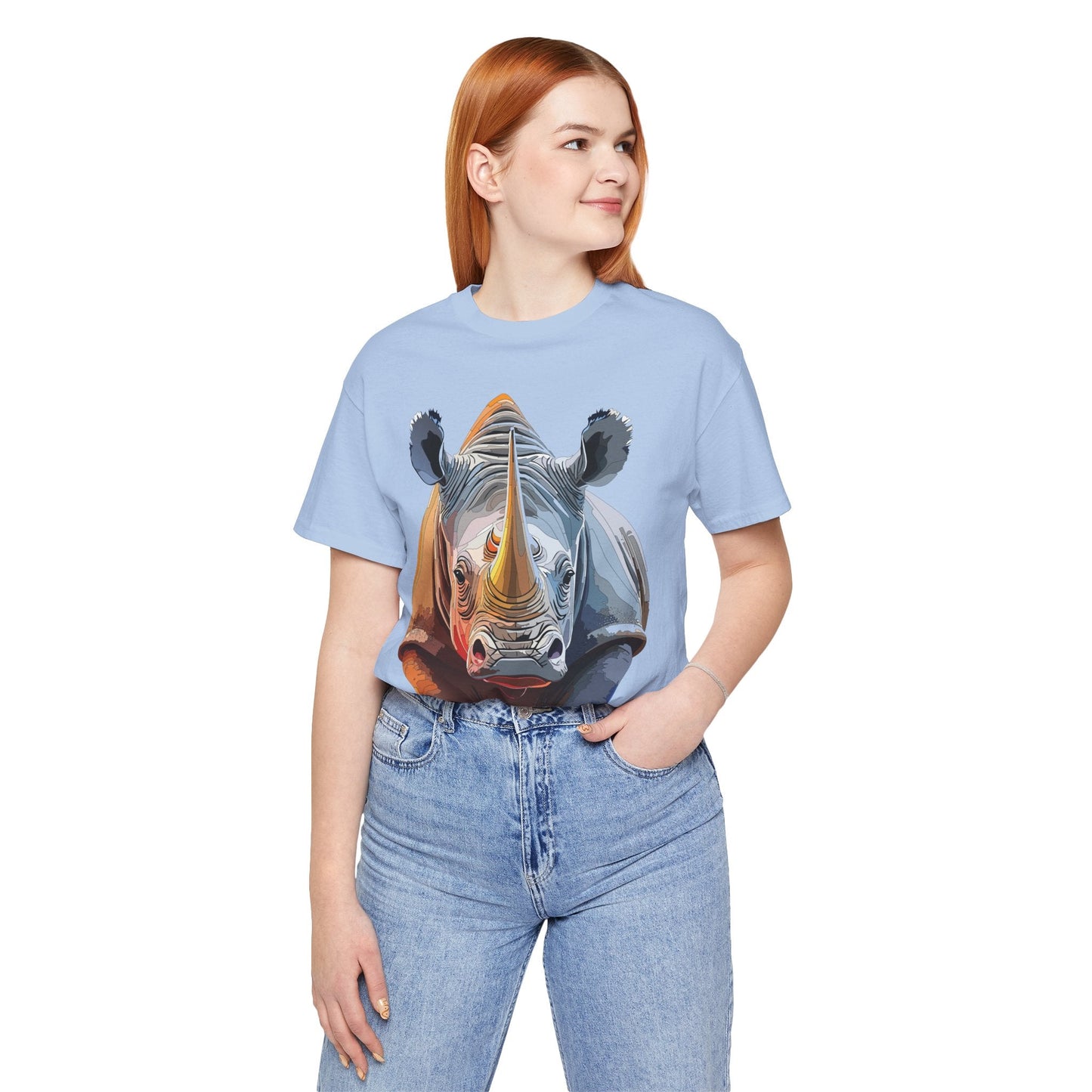 Unisex Animal Graphic Tee Shirt With Art Design Wild Animals Shirt Gildan Softstyle Cotton