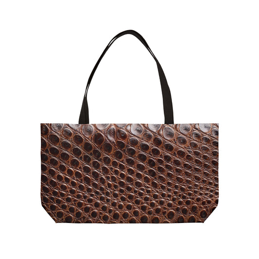 Leather Print Big Bag High-Quality 100% Spun Poly 24x13 Canvas Art Bag L-18