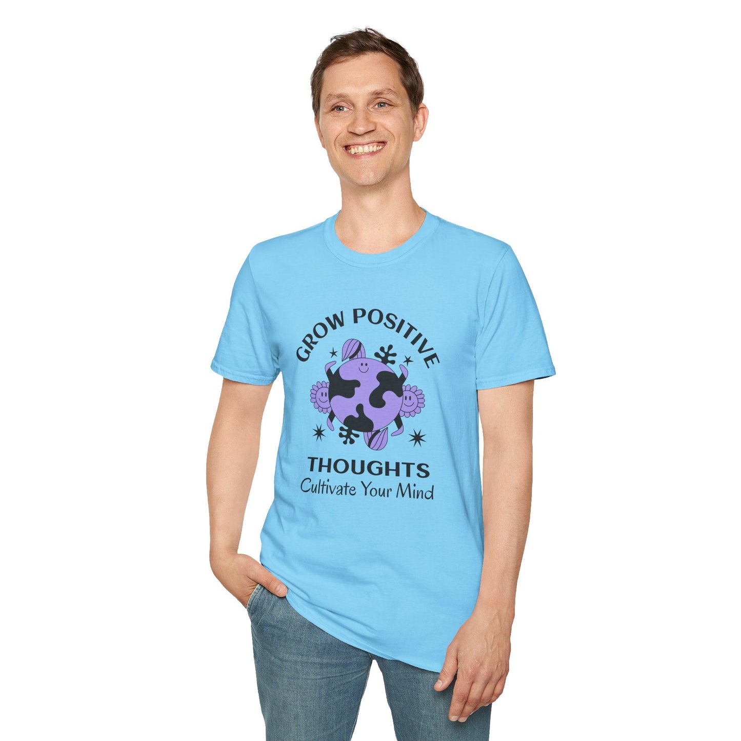 Gildan Softstyle 64000 Unisex Short Sleeve T Shirt Positive Slogan Tee With Positive Quotes And Words
