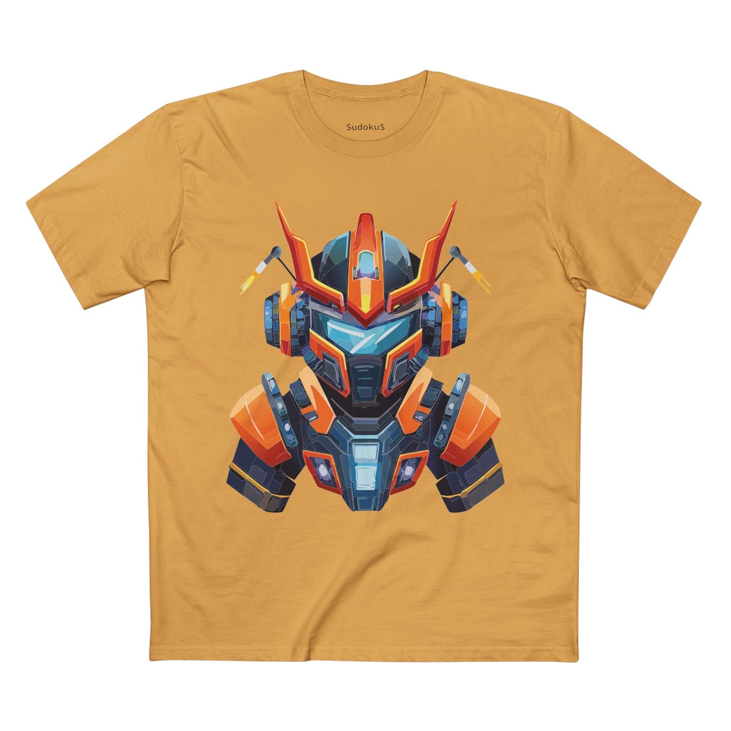 Cyborg Robot Graphic Unisex 100 Cotton Staple Tee 1