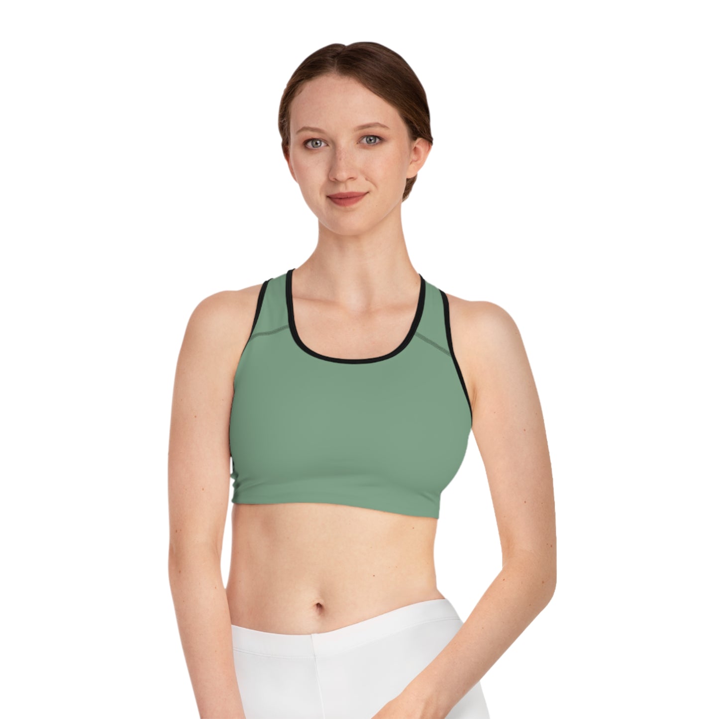 Green Color Sports Bra, Green Sports Bra 4