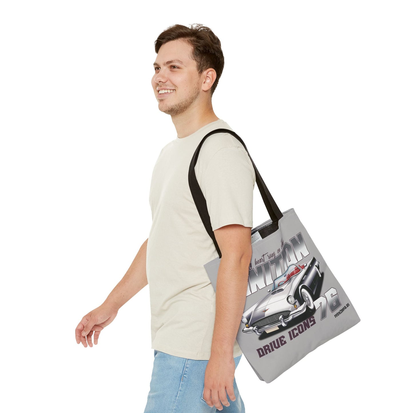Canvas Tote Bag Classic Vintage Car Durable Stylish Everyday Use Perfect For Work