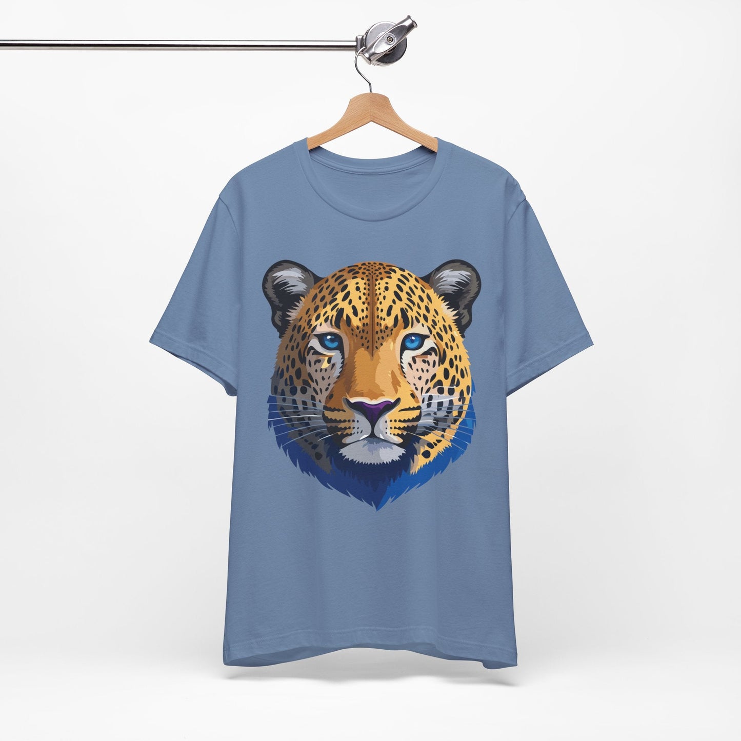 Unisex Animal Graphic Tee Shirt With Wildlife Art Design For Everyday Comfort Short Sleeve