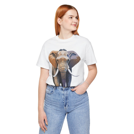 Unisex Animal Art Design Tee Shirt With Wildlife Animals Short Sleeve Everyday Comfort