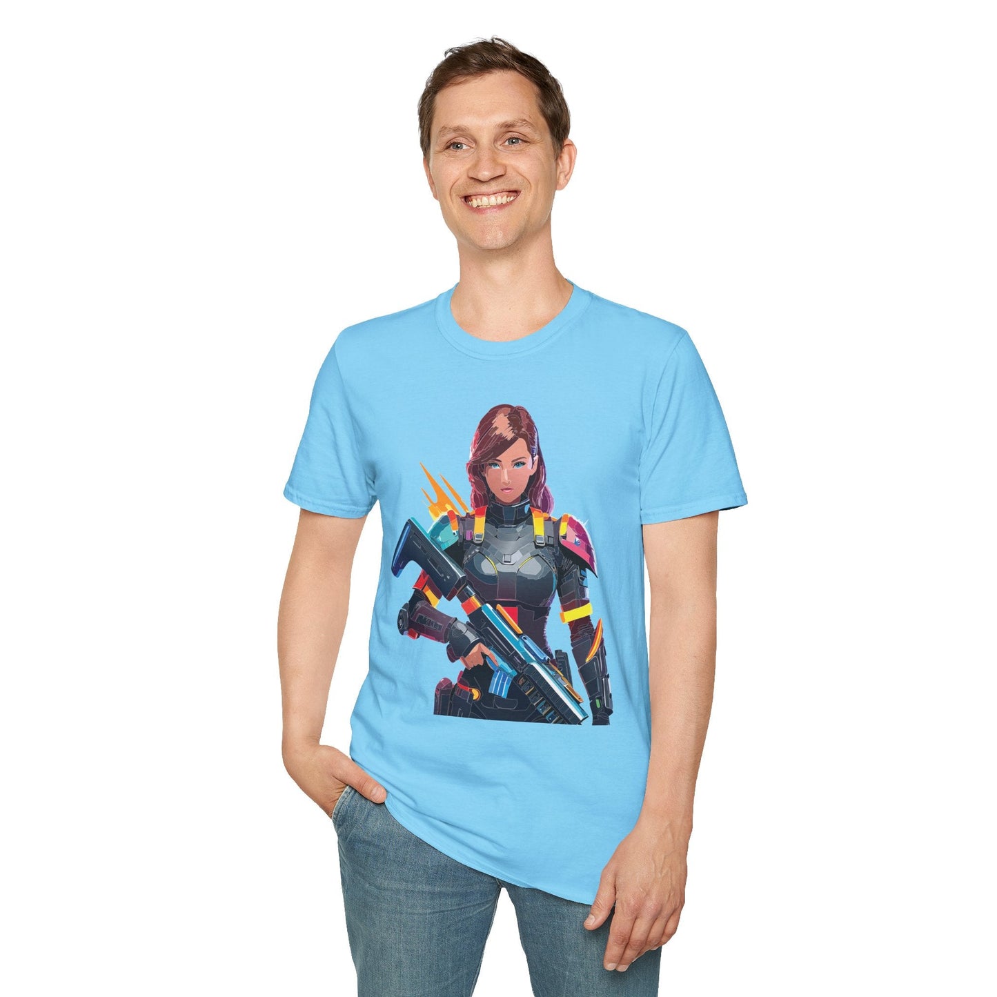 Robocop Graphic Unisex Cotton With Cyber Man Artwork Tee 8