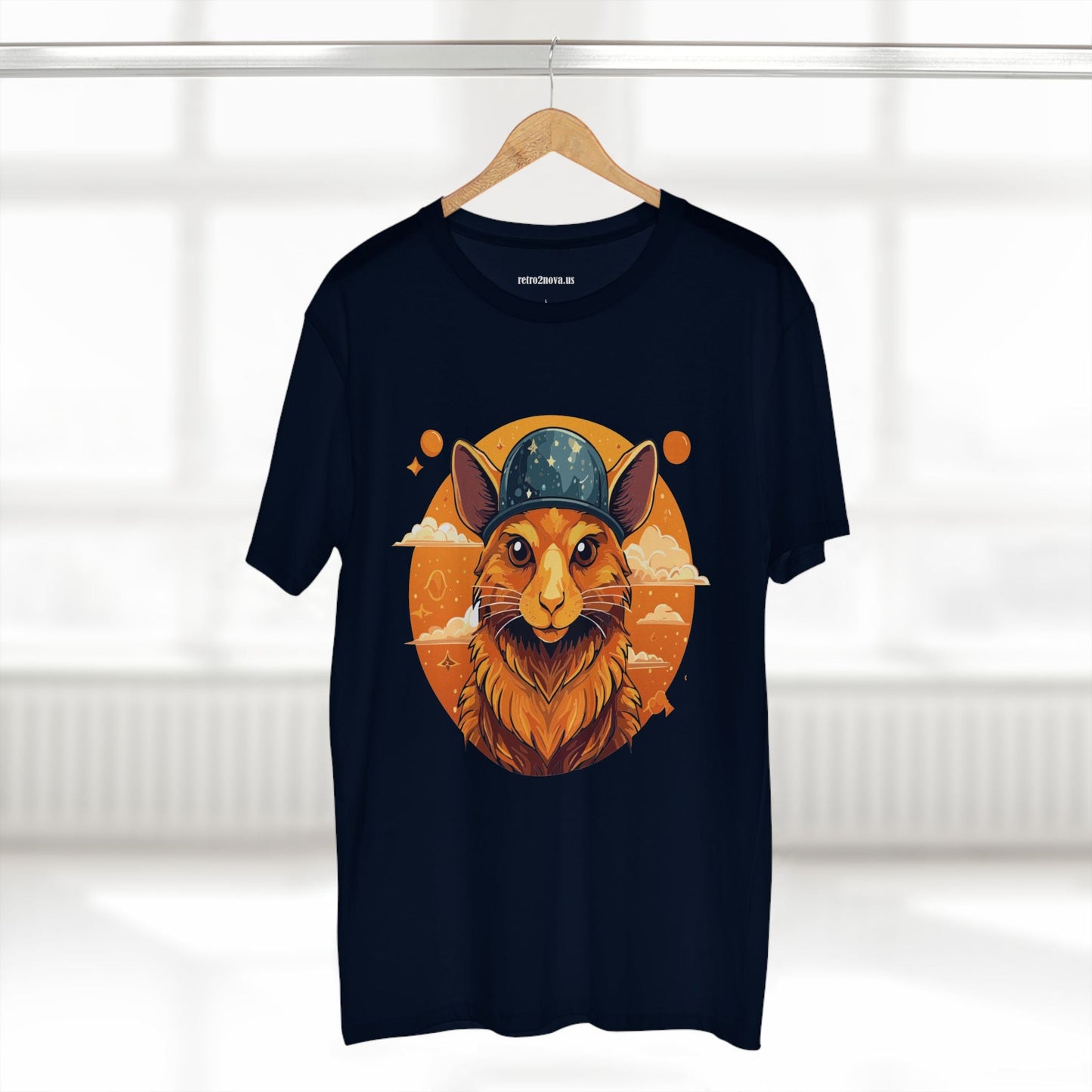 Rabbit Shirt Unisex Premium Cotton Tee With Original Art Design From Retro2Nova Art Collection Soft Breathable Comfort