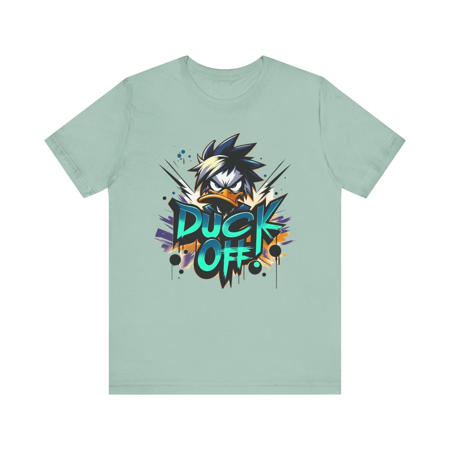 Duck Graphic Tee, Duck Shirt, Funny Bird Tee Shirt, Funny Animal T-Shirt, Cartoon Top, Animal Tees, Art Design T-Shirt