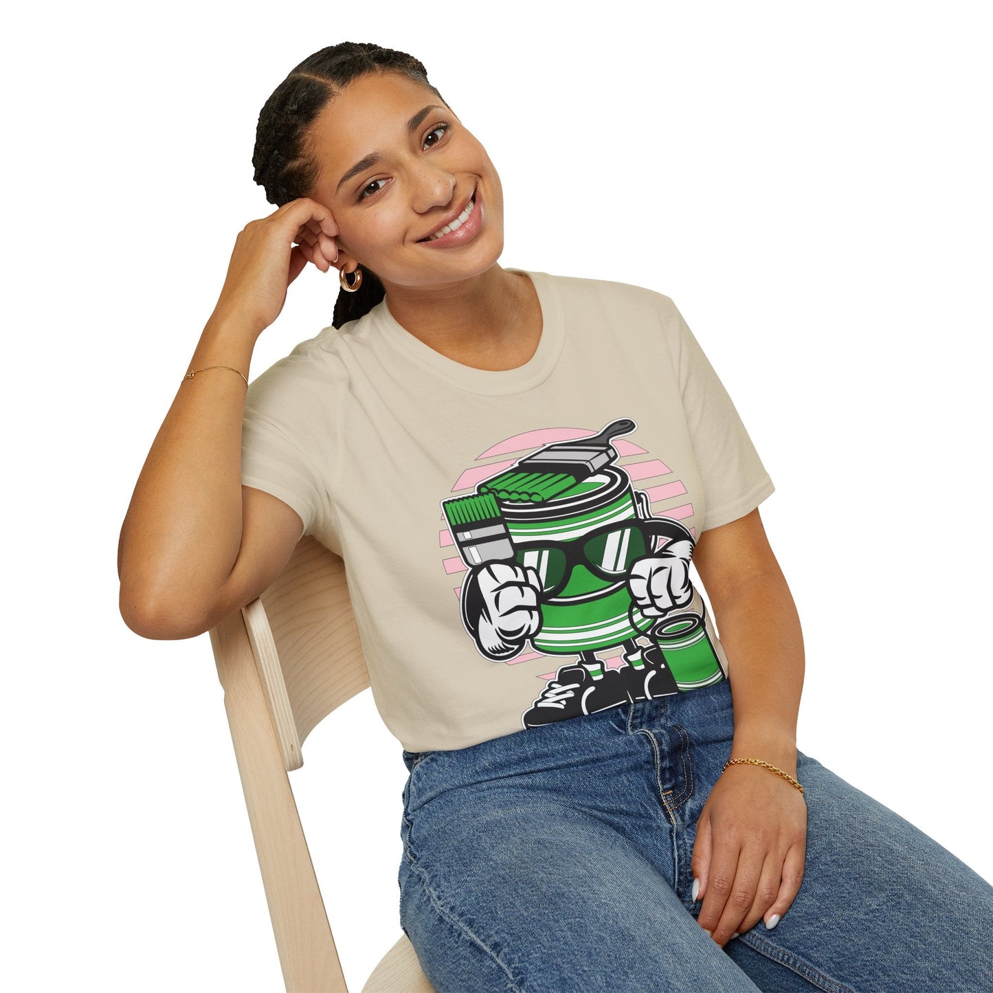 Cartoon T Shirt Animation Tee Funny Graphic Shirt For Unisex Gildan Softstyle 64000 Art Design