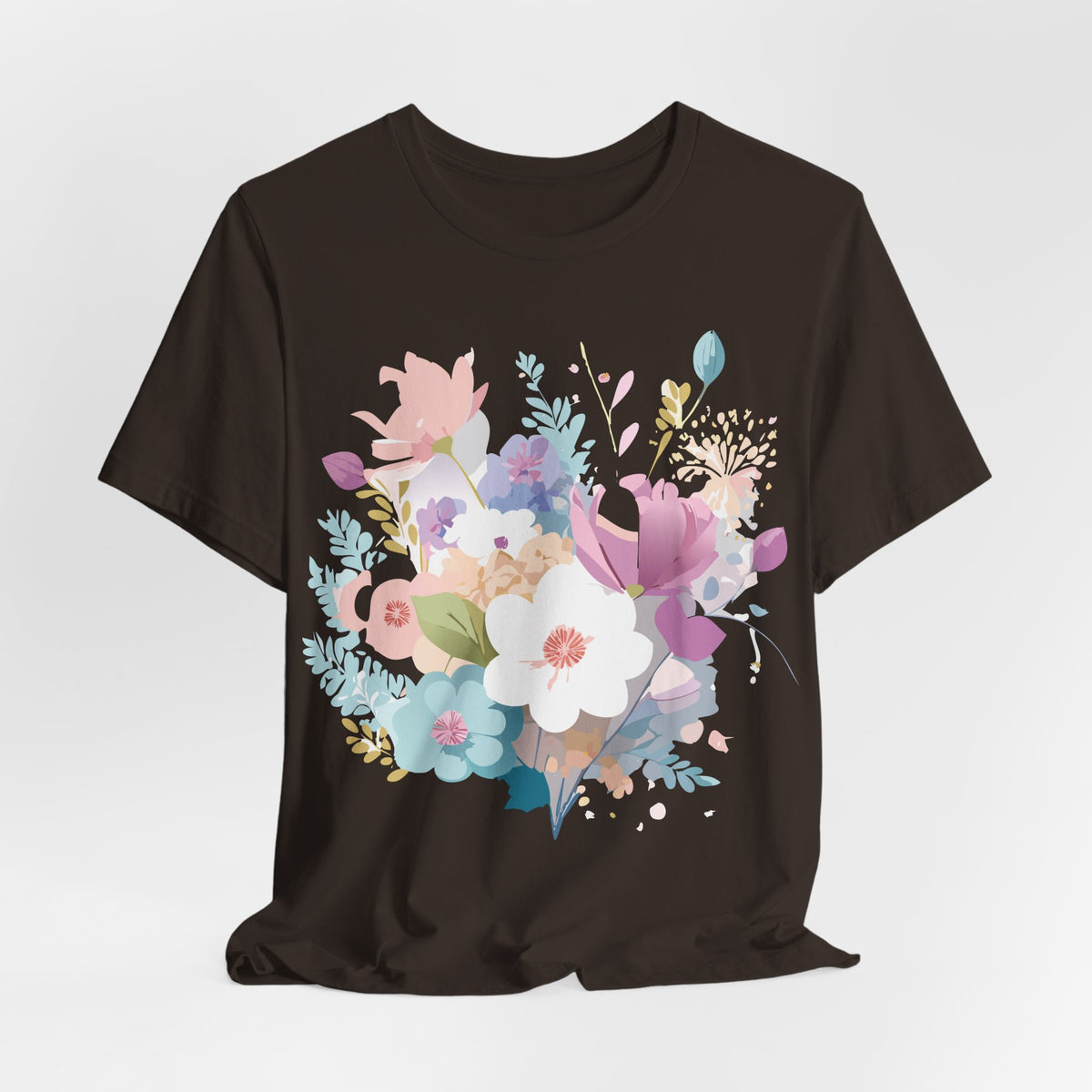 Floral Graphic Tee Shirt - Bella+Canvas Unisex 100 Cotton 47