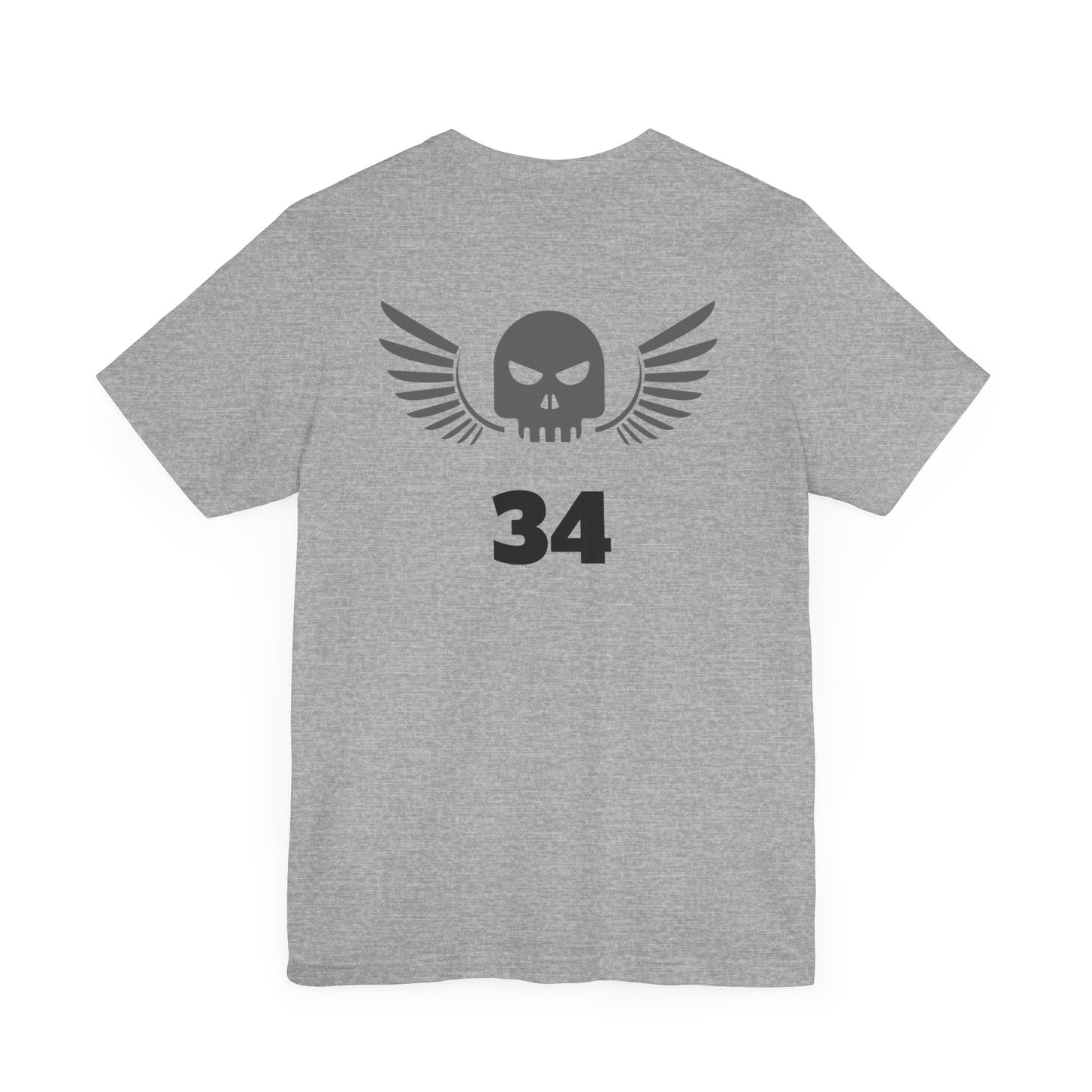 Unisex Cotton Tee Shirt with Skull