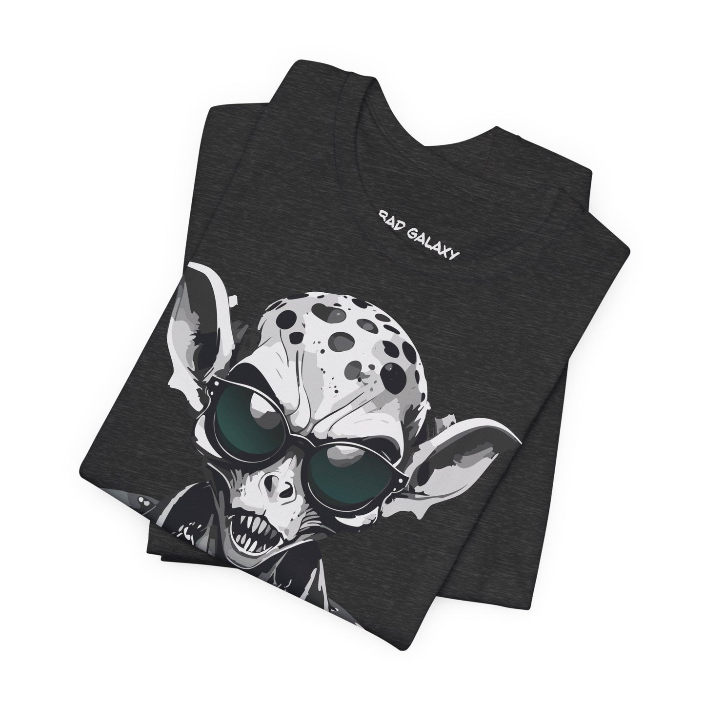 Alien Tee Shirt From Bad Galaxy Made To Order Lightweight 100 Cotton Tee With Eco Inks Free Shipping