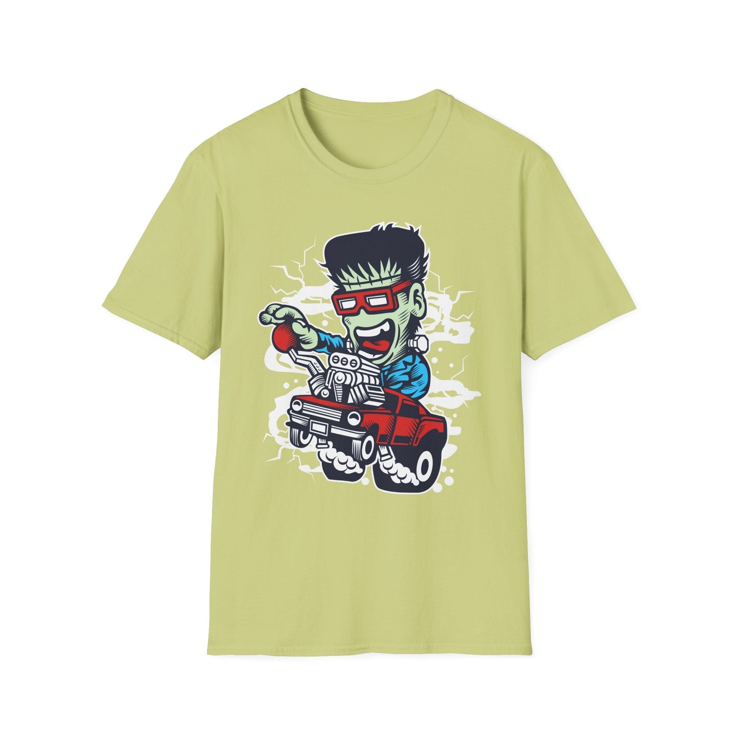 Cartoon T Shirt Animation Tee Funny Unisex Softstyle Gildan 64000 100 Percent Cotton
