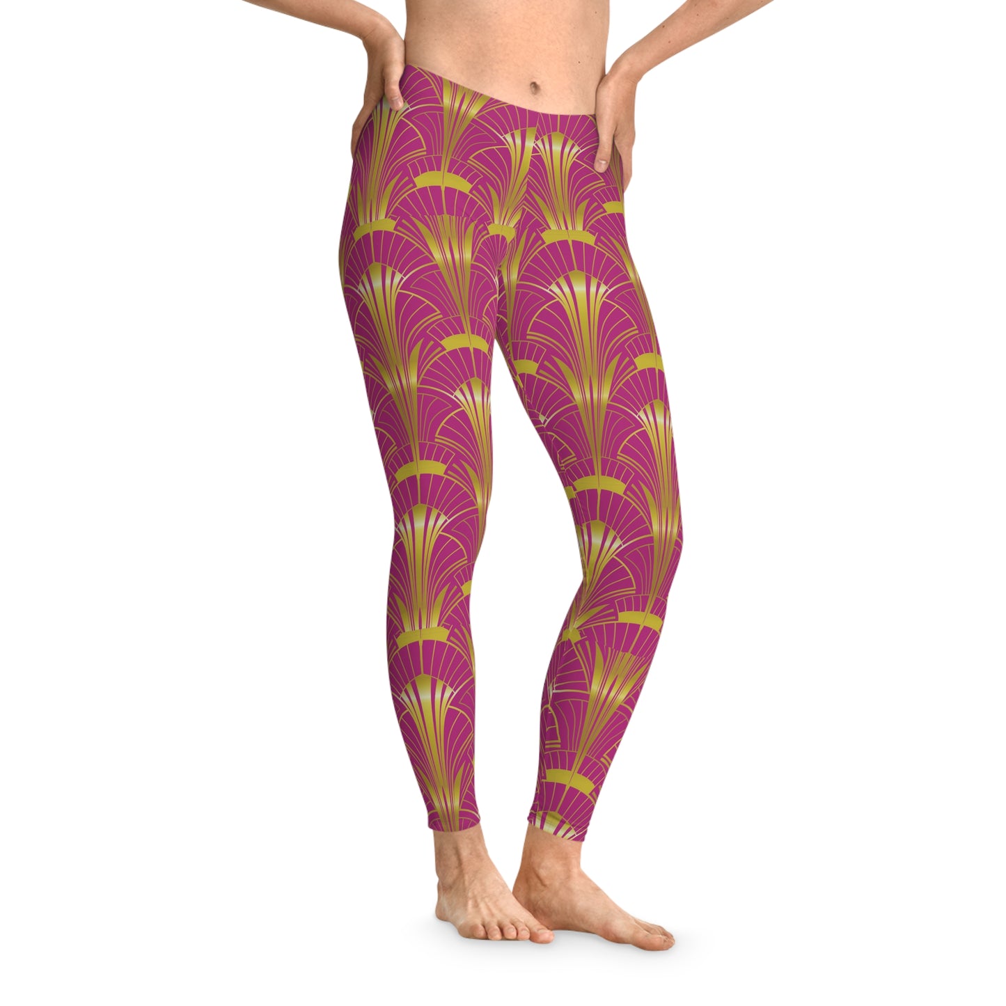 Leggings con estampado tradicional