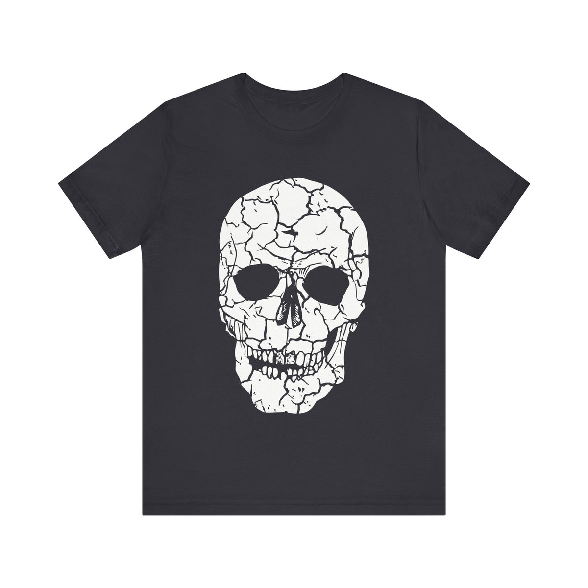 Camiseta unisex de algodón con calavera