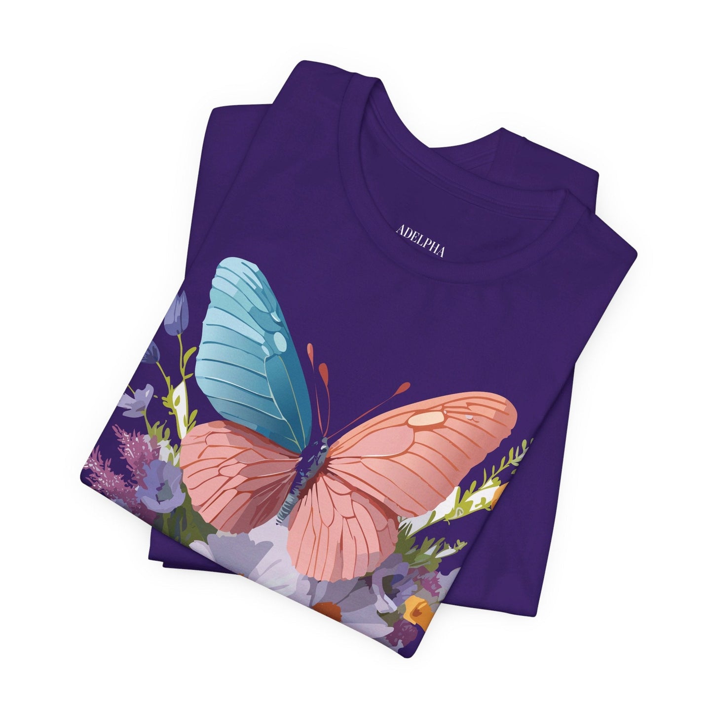 Butterfly Graphic Tee Unisex Adelpha Art Vintage Inspired Short Sleeve Shirt