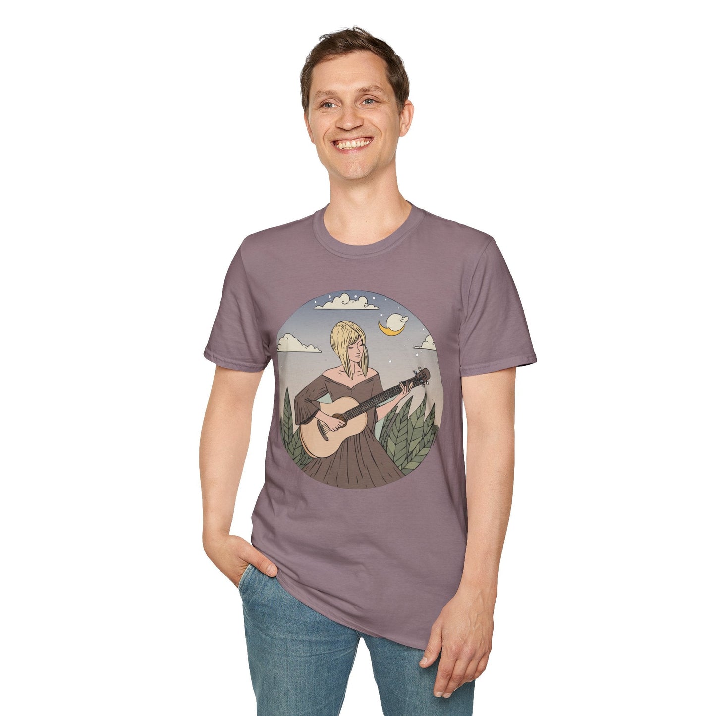 Womens Graphic T Shirts Art Design Shirt Softstyle Unisex Cotton Tee 100 Percent Comfort
