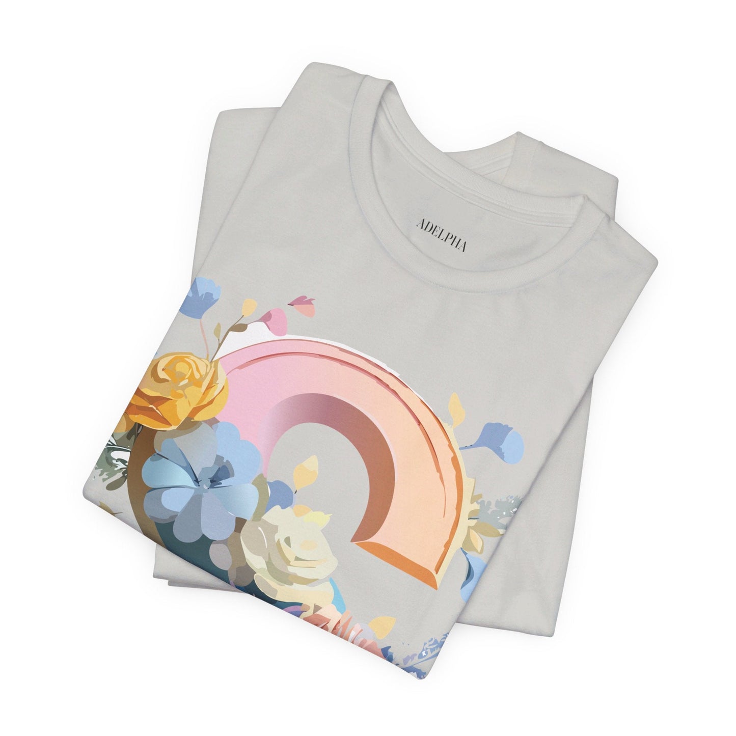 Letter S Graphic Tee Unisex Short Sleeve Shirt Adelpha Vintage Inspired Art Design