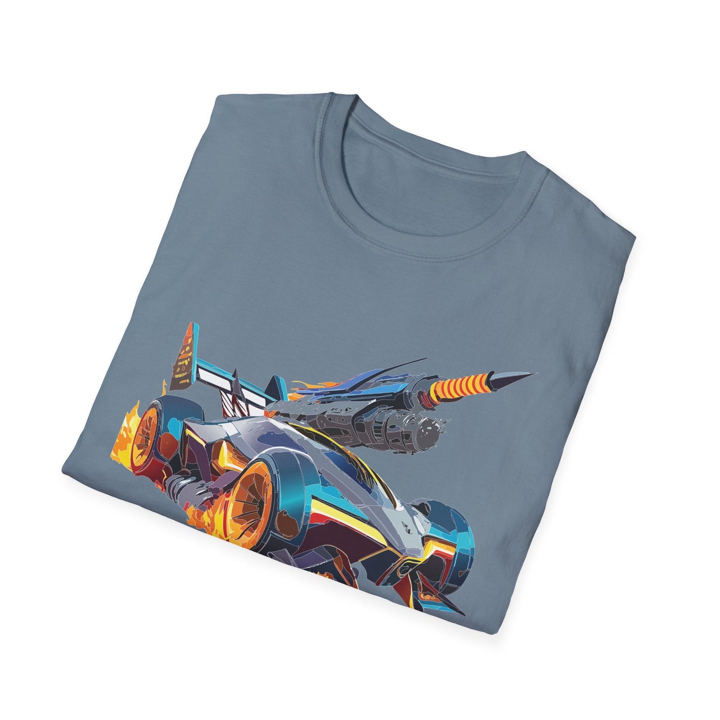 Unisex Car T Shirt Softstyle Cotton Tee With Car Design Hot Wheels Graphic Tee For Men And Women