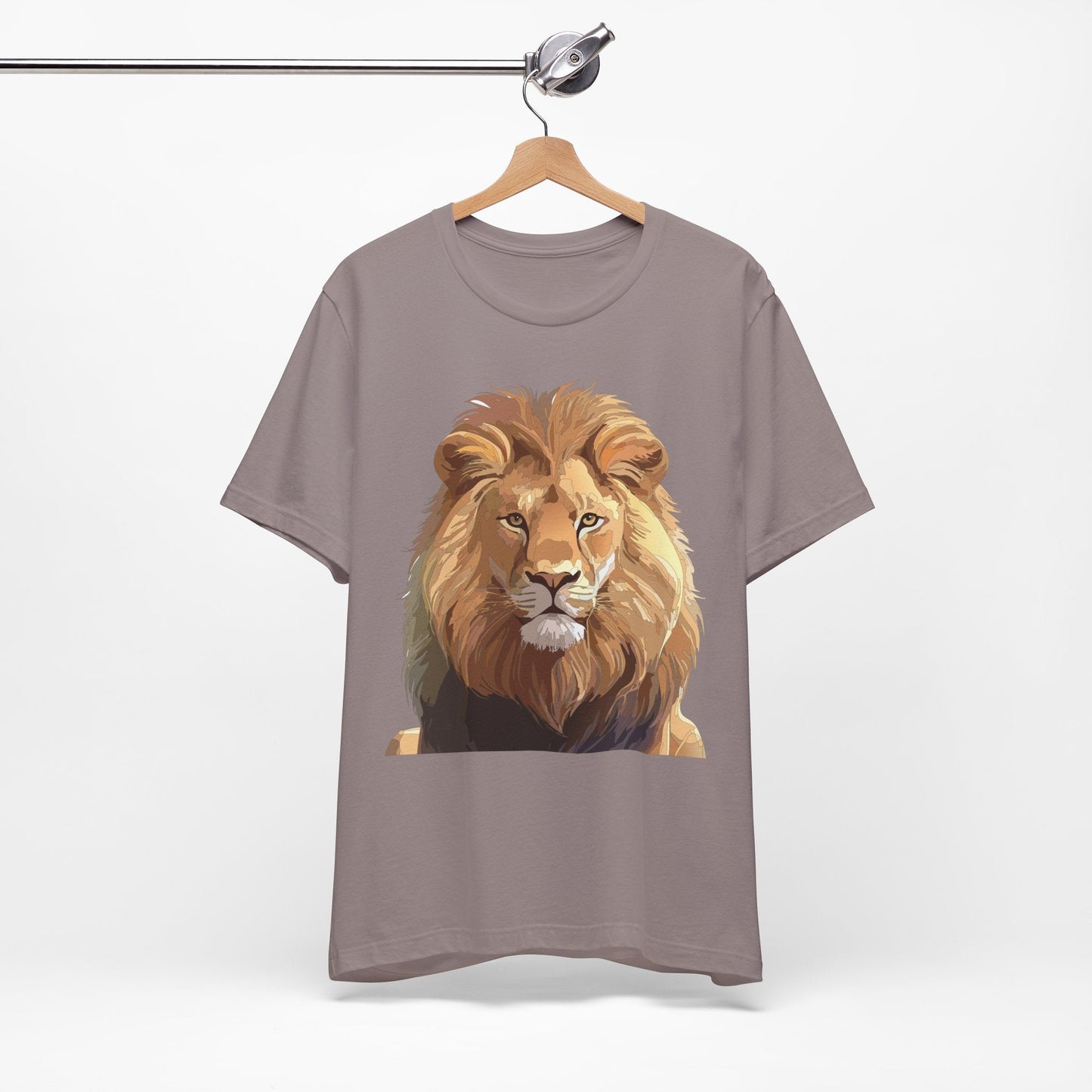 Unisex Animal Art Tee Shirt With Wild Animals Design Gildan 64000 Softstyle Cotton