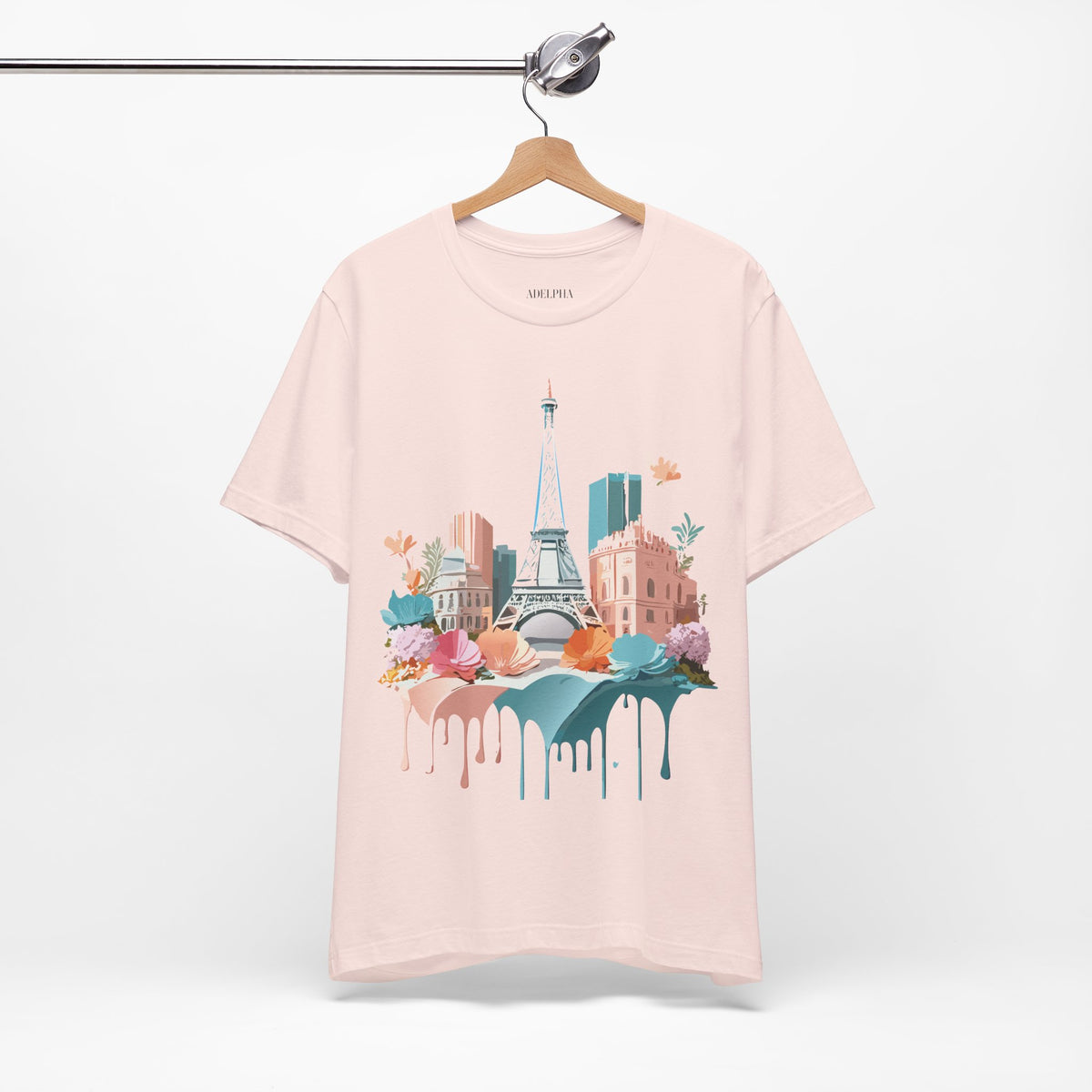 Unisex Cotton Bella+Canvas Tee with Paris
