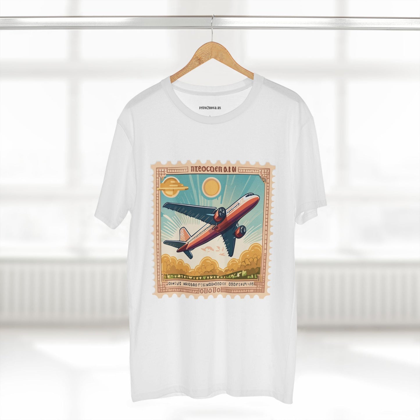 Stamp Shirt Postage Stamp Tee PS5 Unisex Premium Cotton Art Tee By Retro2Nova Pro