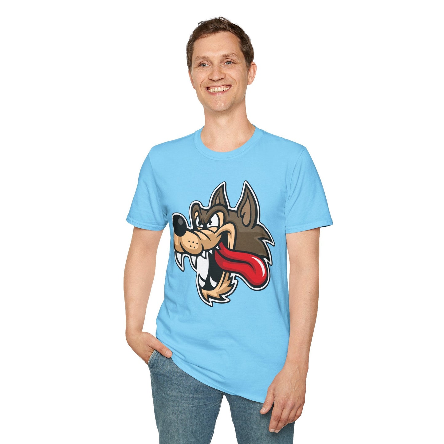 Cartoon T Shirt Animation Tee Unisex Funny Tee Gildan Softstyle 64000 100 Percent Cotton