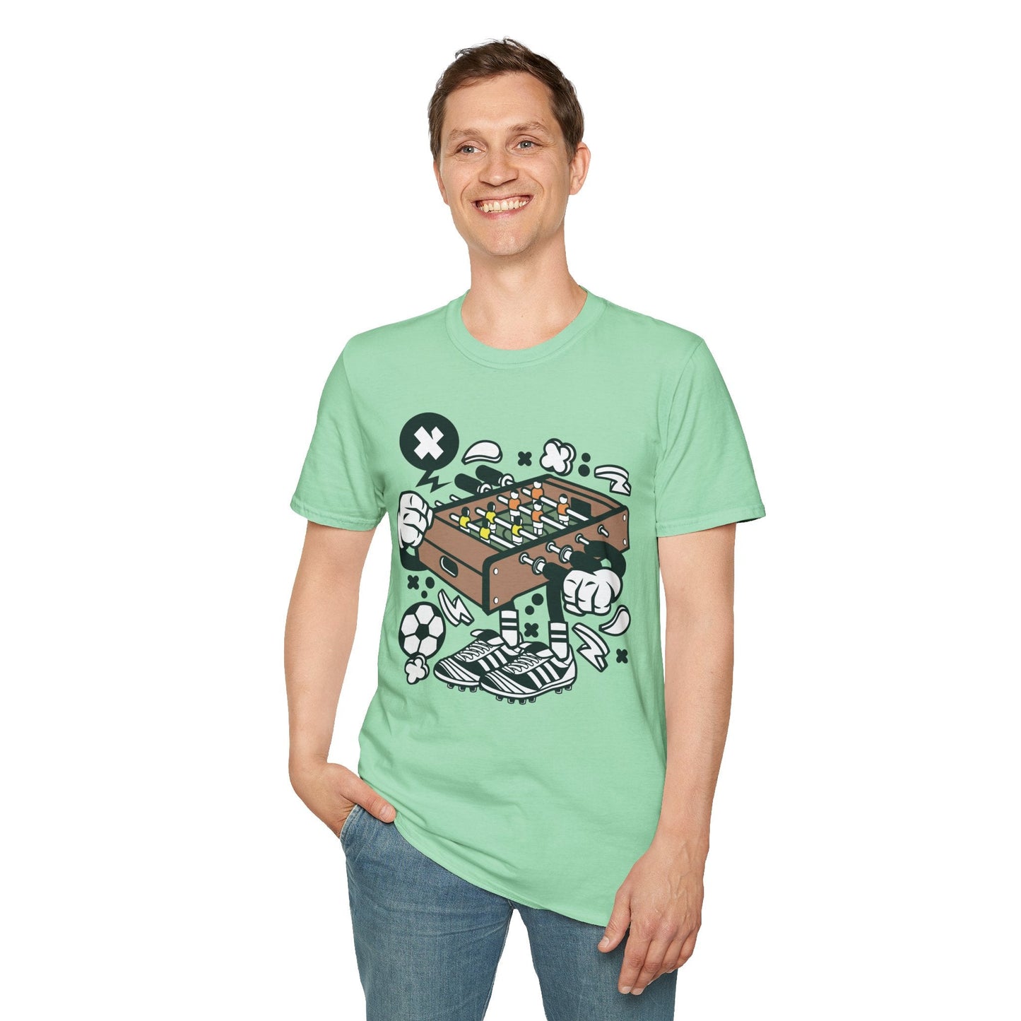 Funny Cartoon T Shirt Animation Tee Unisex Softstyle 64000 Ring Spun Cotton Premium Lightweight