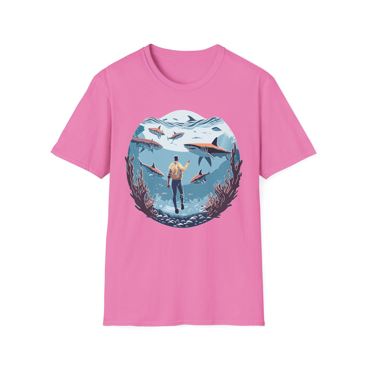 Ocean U boat Graphic Tee Gildan Unisex 100 Cotton Tee Shirt c34