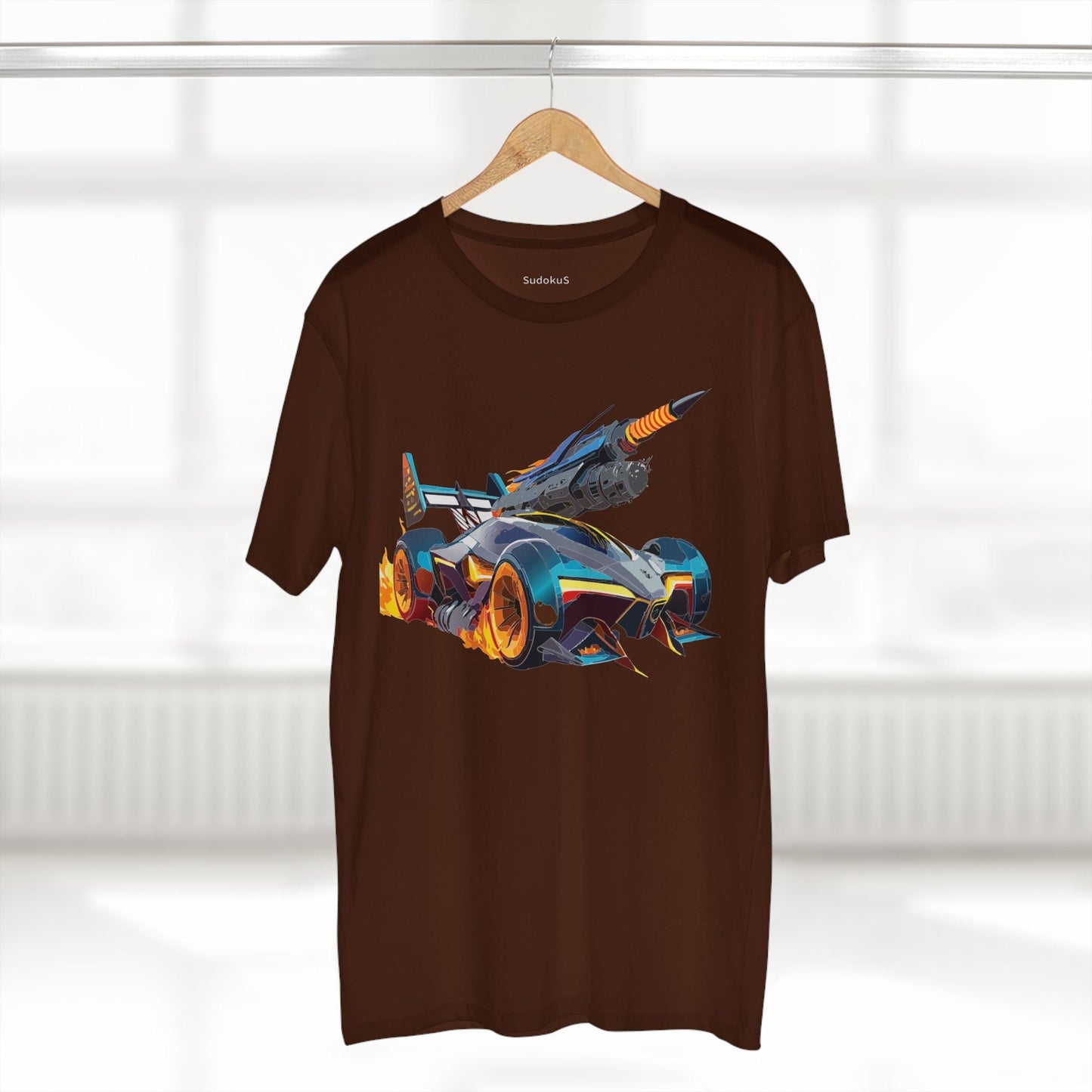 Car Graphic Unisex 100 Cotton Staple Tee 5
