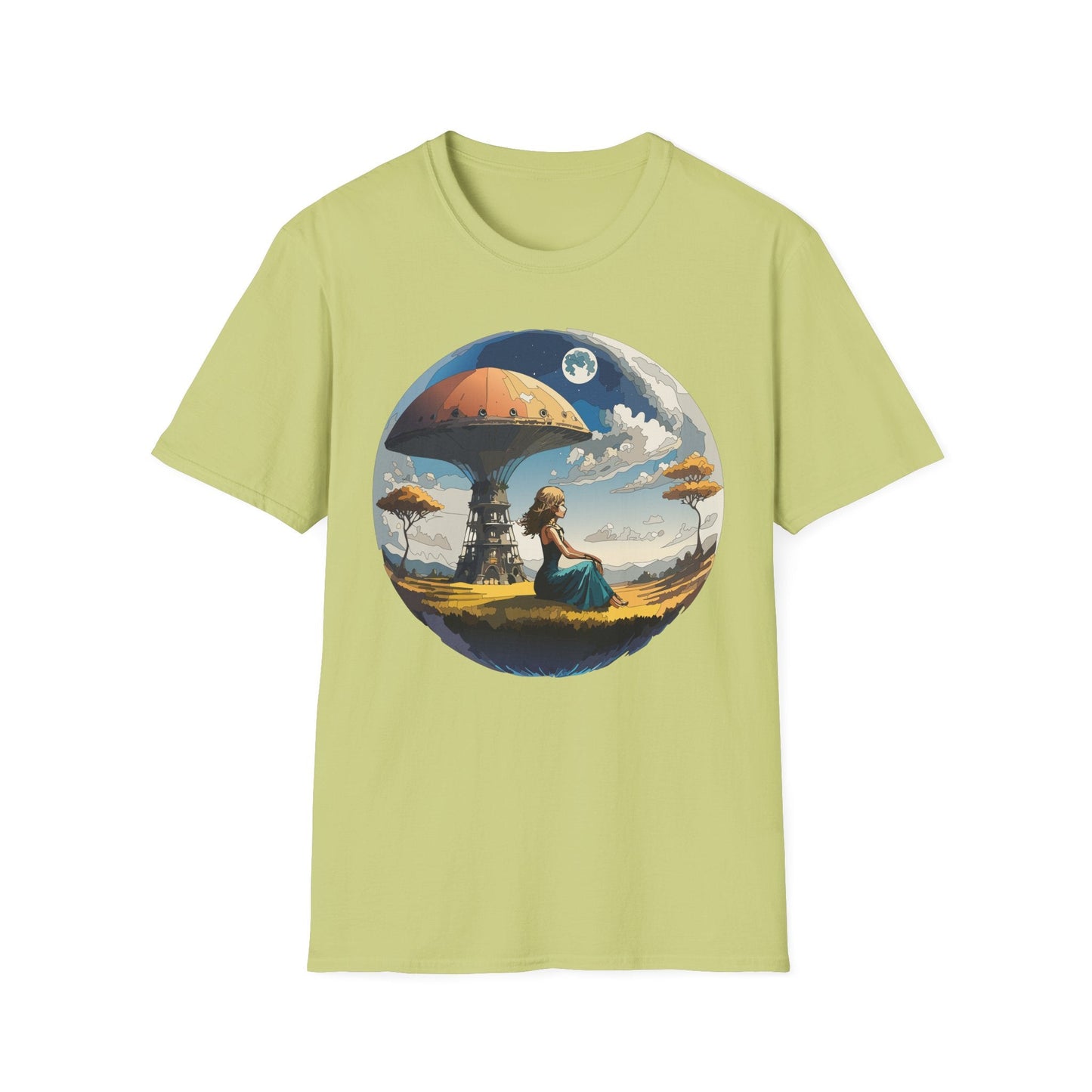 Womens Graphic T Shirts Art Design Shirt Softstyle Short Sleeve Cotton Tee Premium Quality