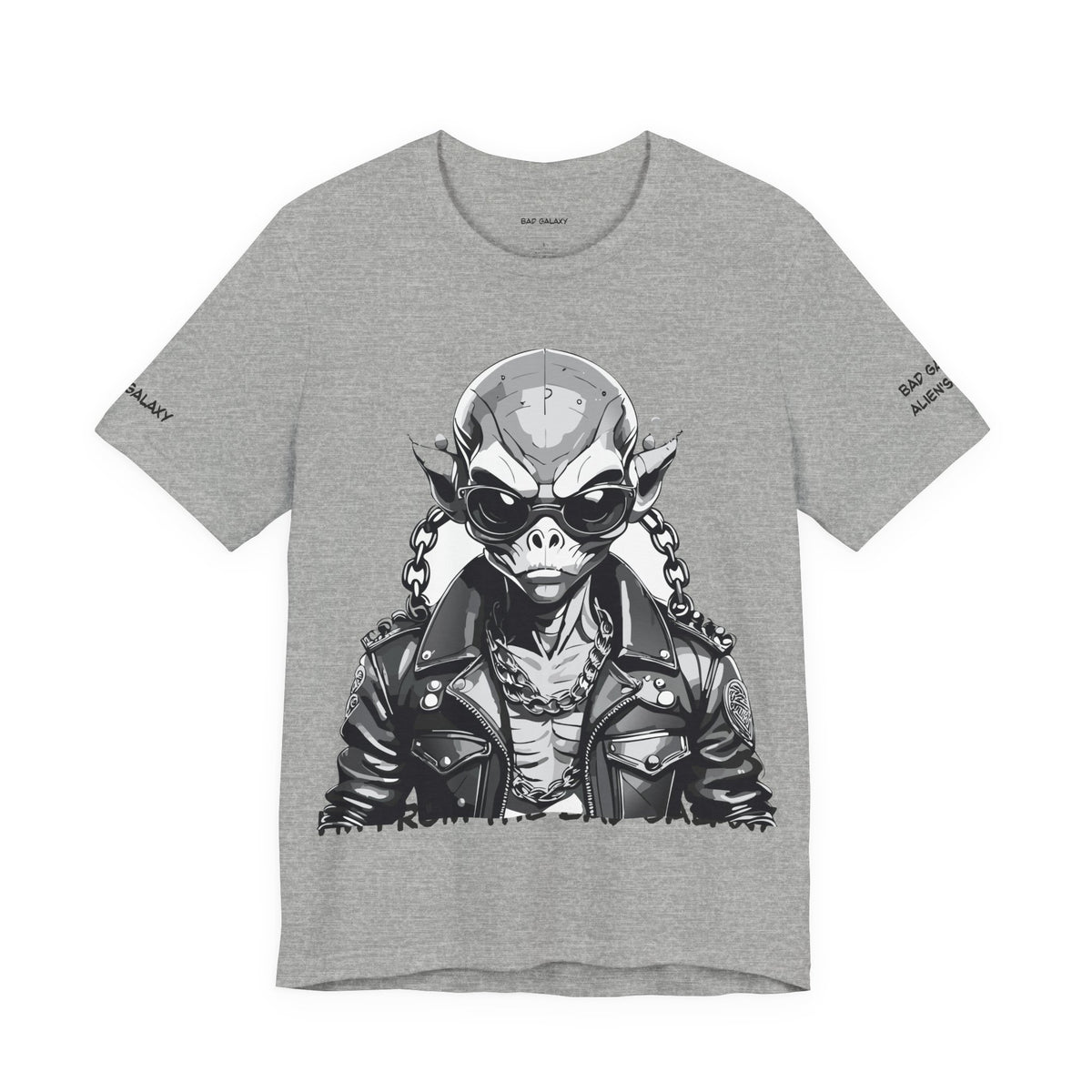 Alien Graphic Unisex Cotton Bella+Canvas Tee with Art Design b52