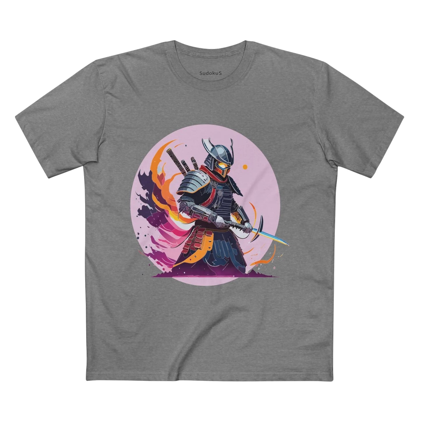 Samurai Graphic Unisex 100 Cotton Staple Tee 6