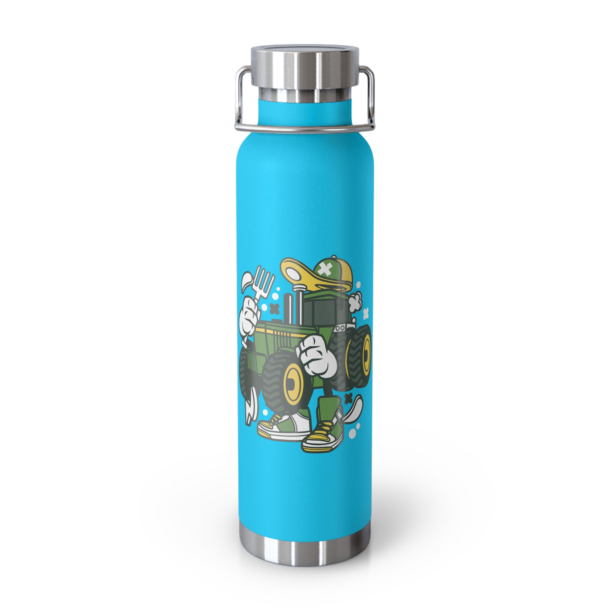 22oz Copper Insulated Water Bottle with Cartoon Design - CV40