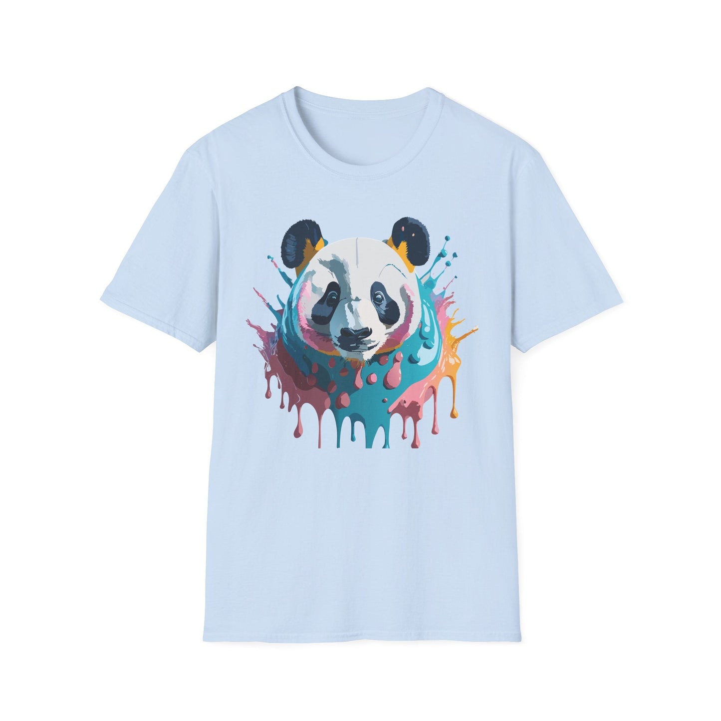Panda Shirt Unisex T Shirt Gildan Softstyle 64000 Panda Graphic Animal Tee 100 Percent Cotton