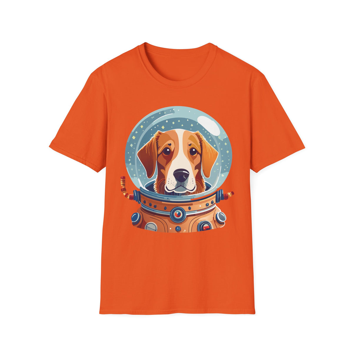 Astronaut Dog Tee | Space Helmet Beagle Graphic T-Shirt