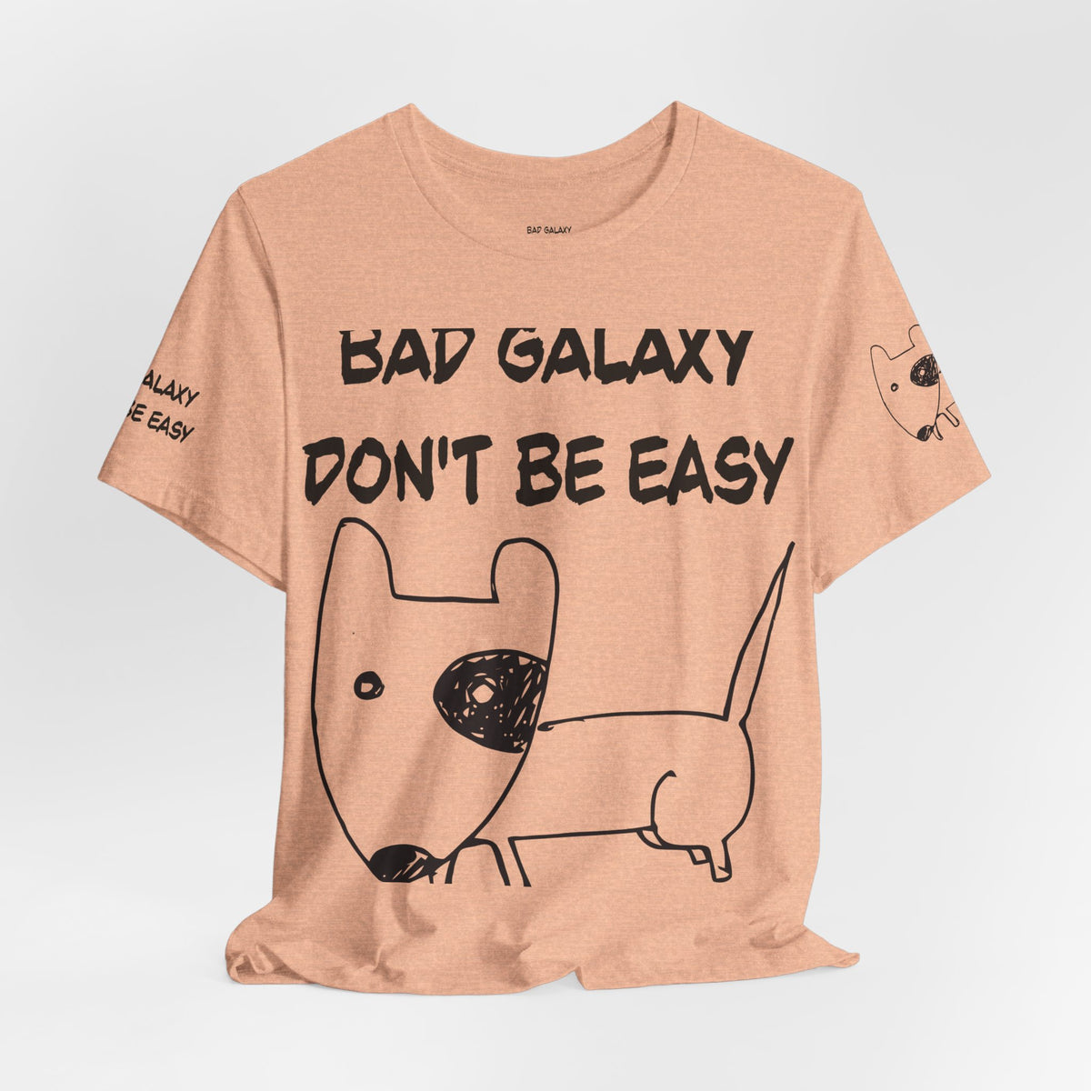 Funny Dog Graphic Unisex Cotton Bella+Canvas Tee with Art Design b89