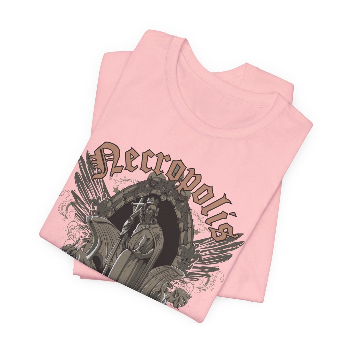 Gothic Skull Graphic Unisex Cotton T-Shirt r7