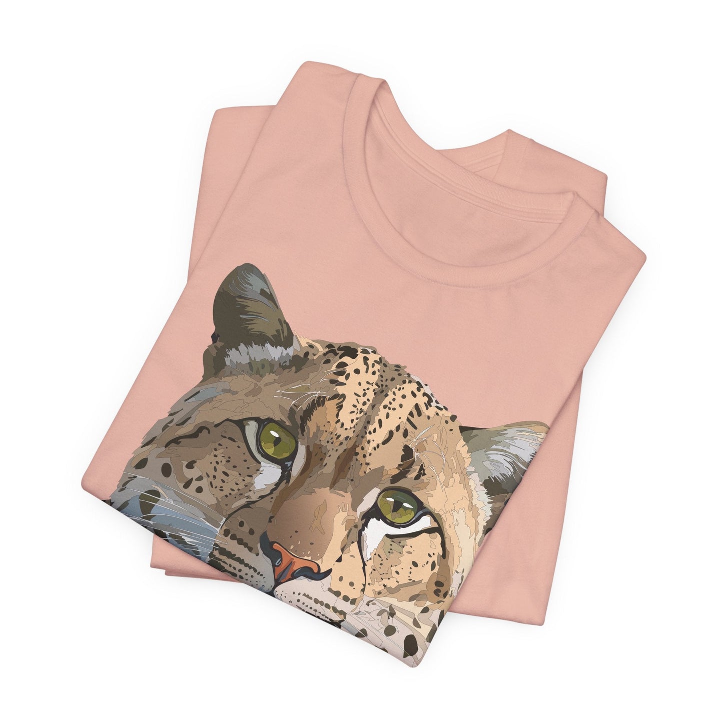 Unisex Animal Shirt With Animals Art Design Tee Short Sleeve Wildlife Print Tee Shirt