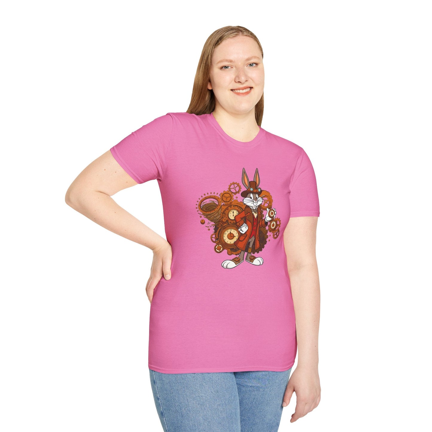 Bugs Bunny T Shirt Cartoon Tee Unisex Softstyle 100 Percent Cotton Gildan 64000 Tee