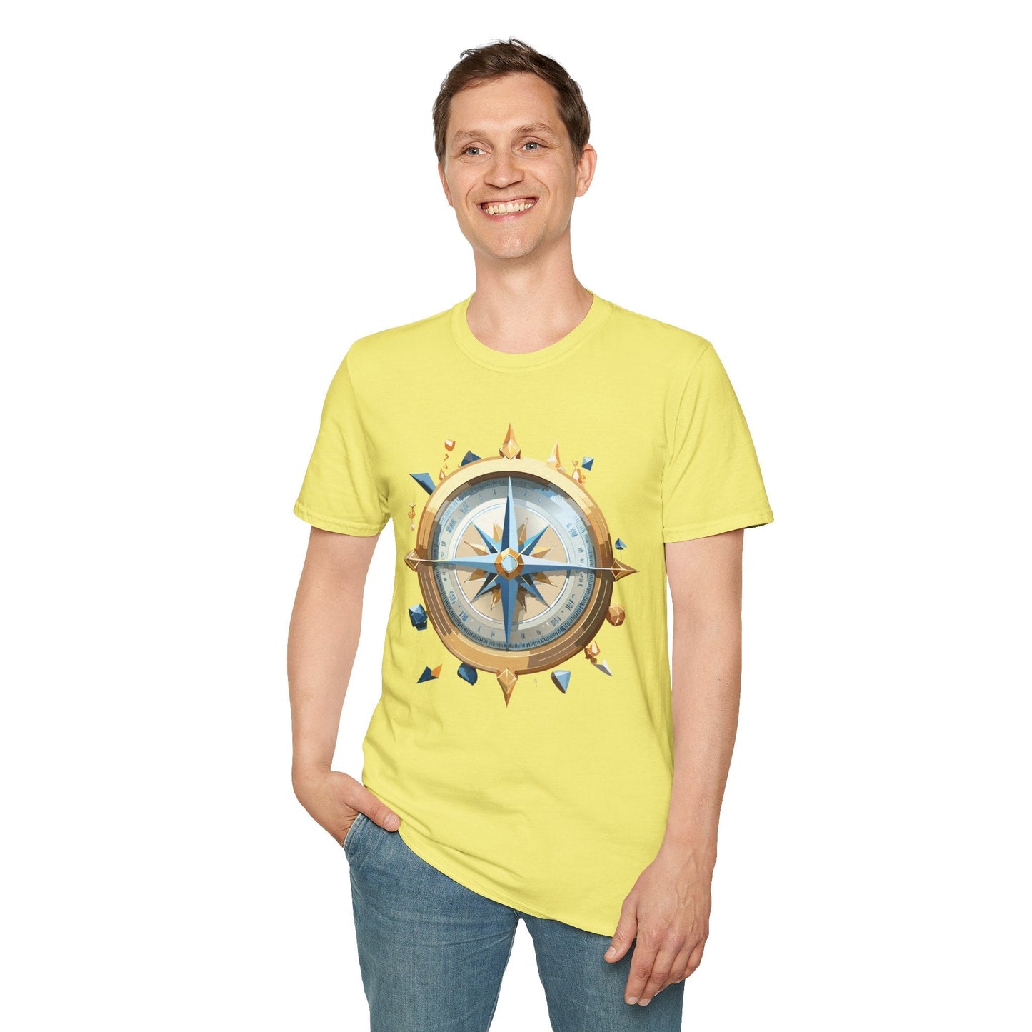 Compass Navigator Graphic Tee Unisex 100 Cotton 25