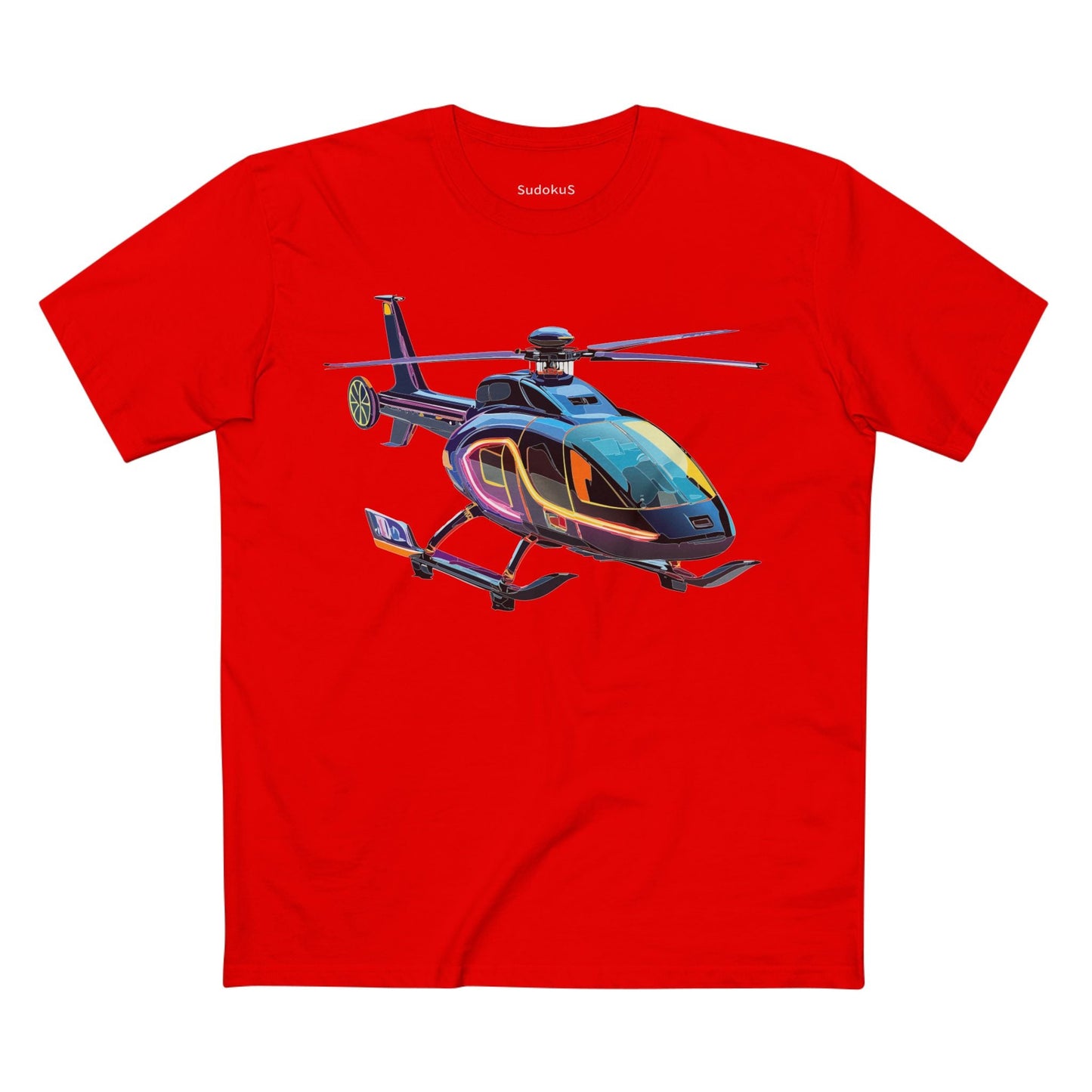 Chopper Graphic Unisex 100 Cotton Staple Tee 16